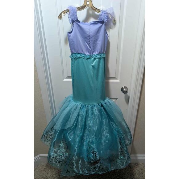 Disney Authentic Ariel Kids Costume The Little Mermaid Halloween Girls M 8-10 - Picture 6 of 12